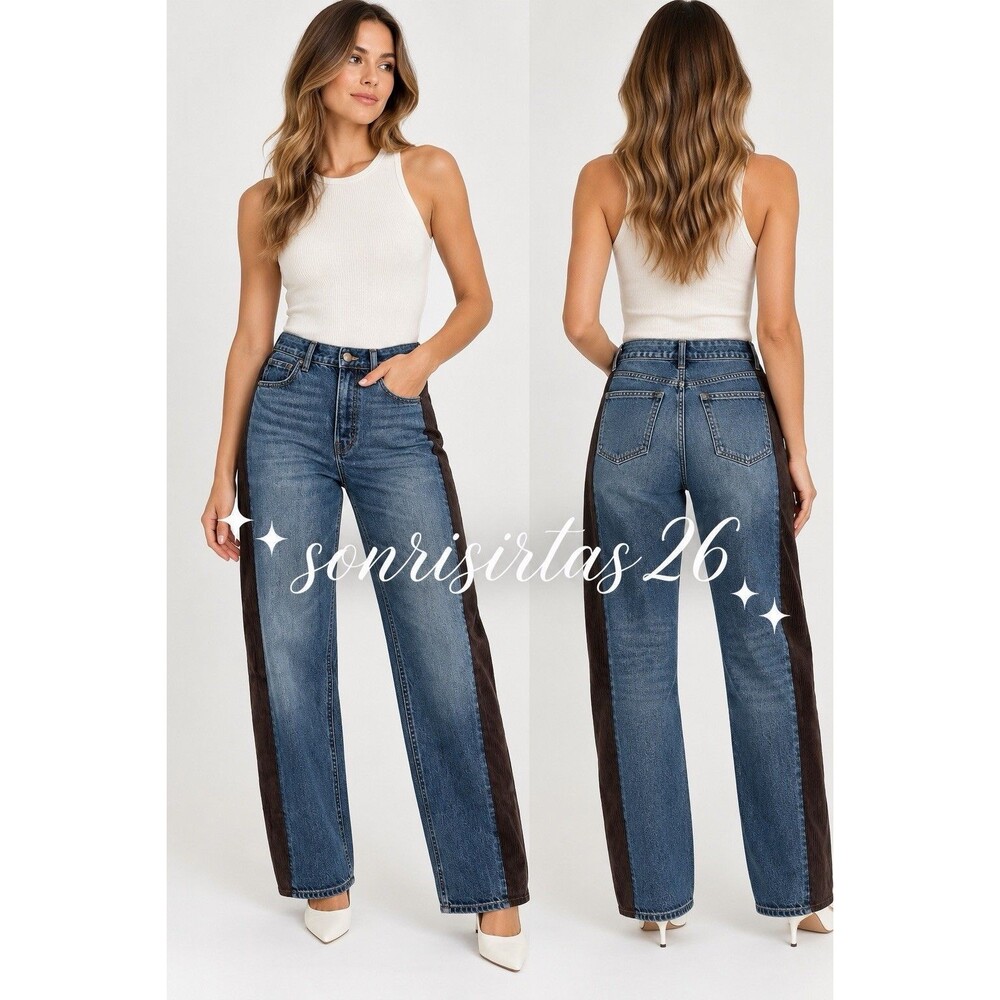 Madewell x Kaihara Japanese Denim Pieced Barrel Leg Jeans 24 Corduroy Enright